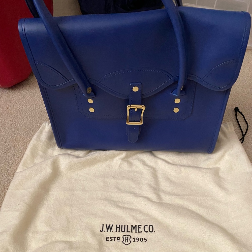 New JW Hulme Royal Blue Satchel
